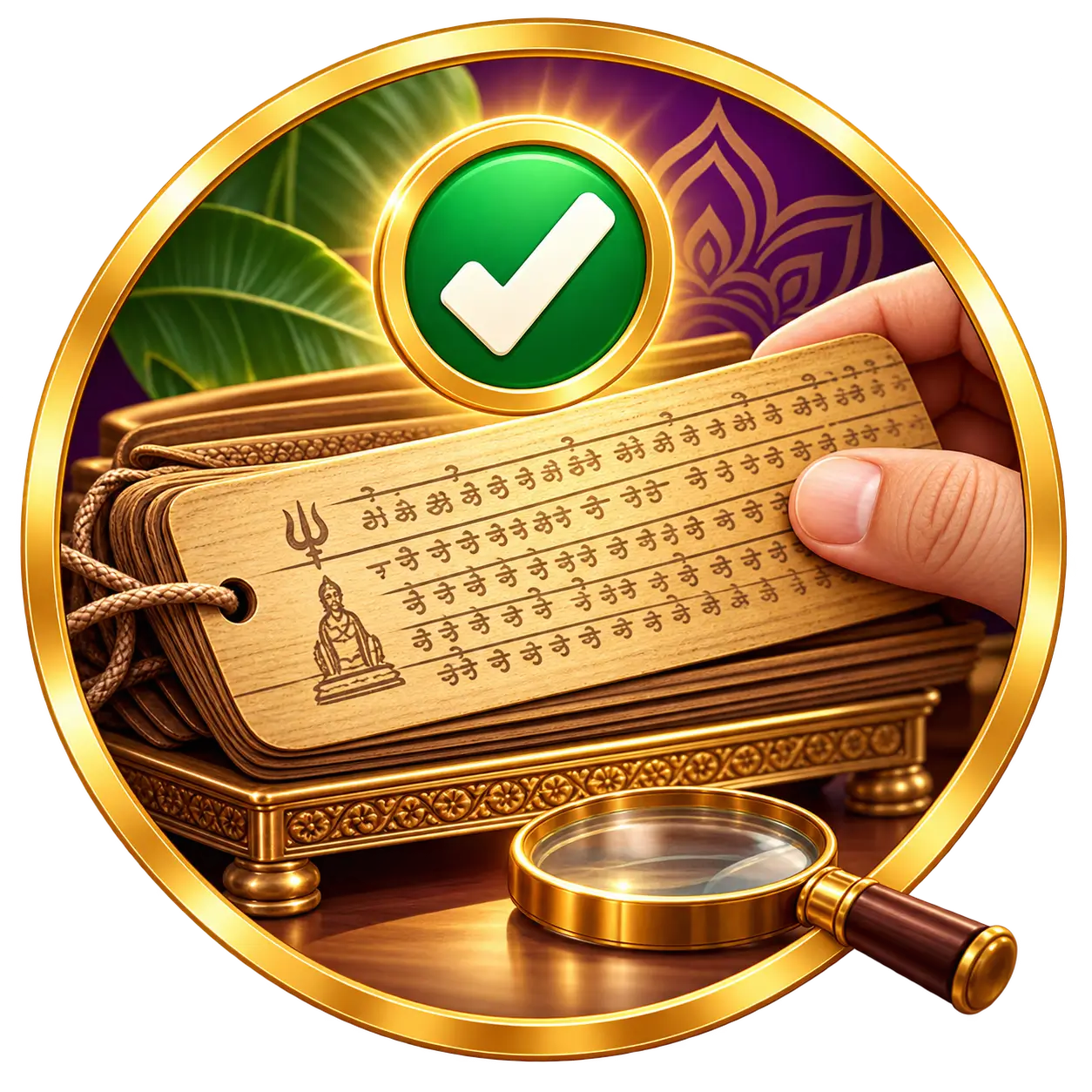 Confirmed Sacred Palm Leaf Bundle